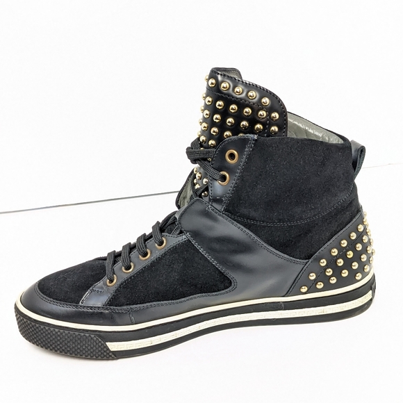 Versace studded high top sneakers - Picture 11 of 16